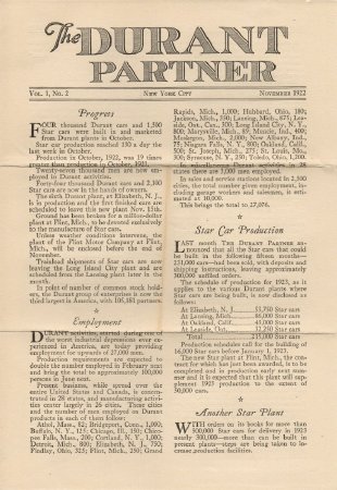 Vol 1, No 2 Durat Partner November 1922